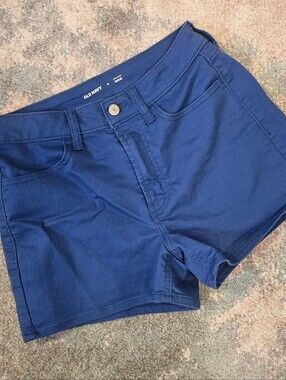 Old Navy Women’s Navy Blue High-Rise Shorts